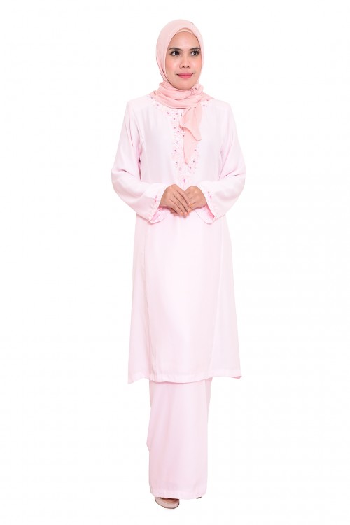 BAJU KURUNG SILKY SATIN